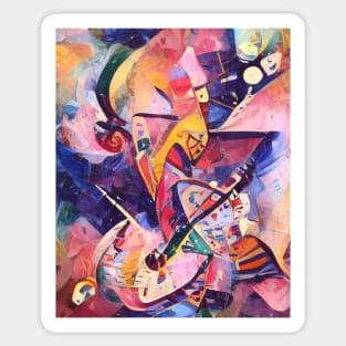 Colorful Kandinsky Sticker